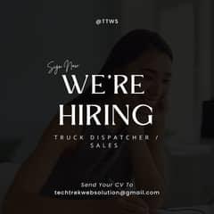 Call Center Job as Truck Dispatcher & Sales Representative