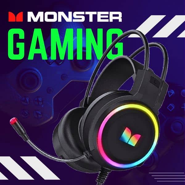 Gaming headphones with mic 0