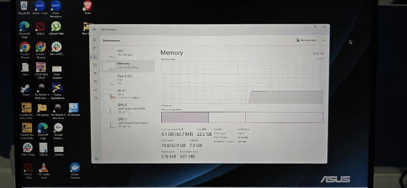 Asus Rog Strix Laptop Ryzen9 AMD RX6800M 9