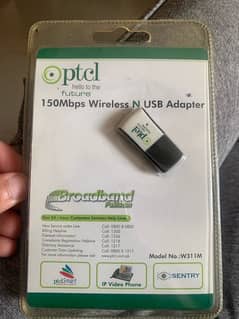 150 Mbps wireless N USB Adapter.