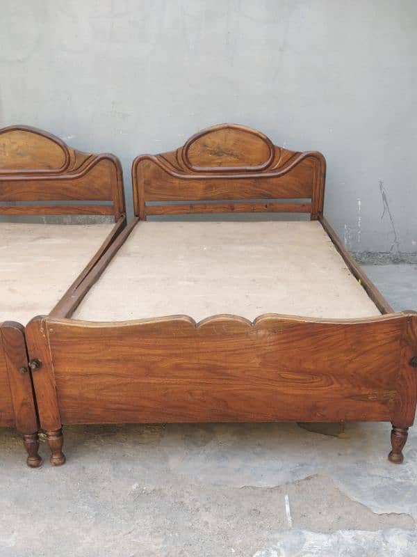 Single Bed set | Sheesham wood Bed | Solid Wood Bed 1