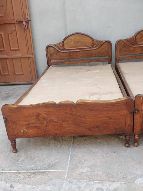 Single Bed set | Sheesham wood Bed | Solid Wood Bed 2