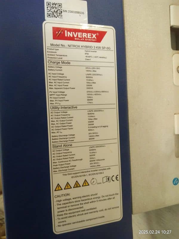 Inverex Introx 3KW Hybrid Solar Inverter 3