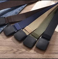 men's canvas fiber belt