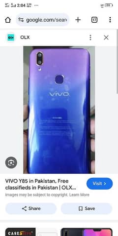 vivo y85 a  64 gb 4 gb ram only mobile