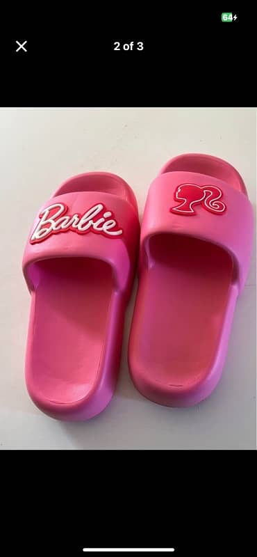 Barbie Slippers Miniso 1