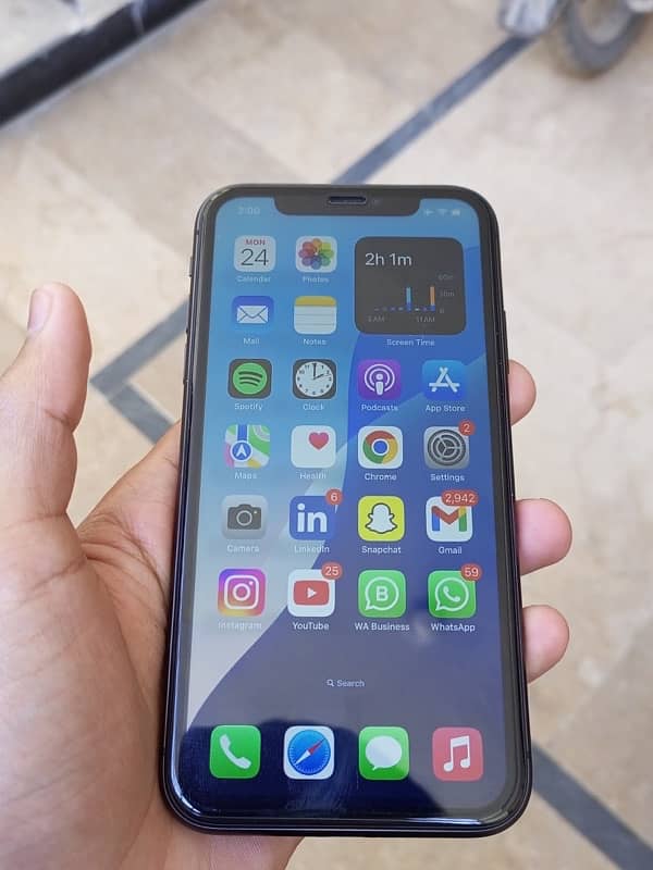 Iphone 11 64 gb jv (EXCHANGE with PTA approved) 1