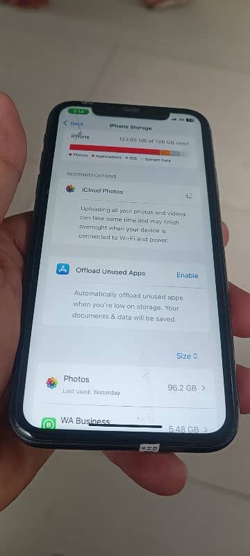 I phone 11 128 GB 99% health dual PTA approved 7