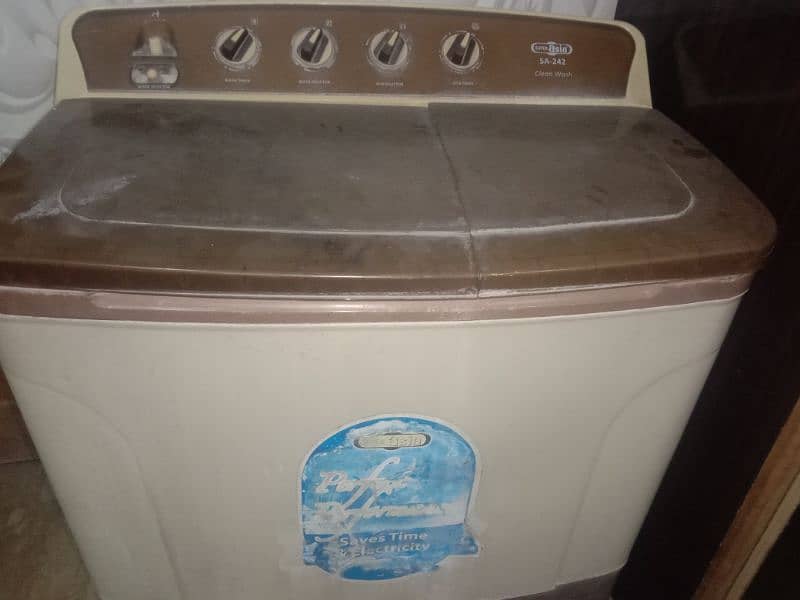 super Asia dual tub totally genuine perfectly working condition 2