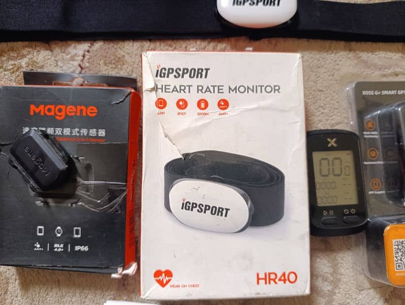 Cycling Smart Accessories Bundle, Computer/Heart rate/Cadence/Aerobars 11