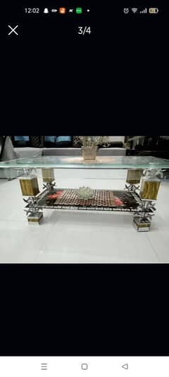 glass center table