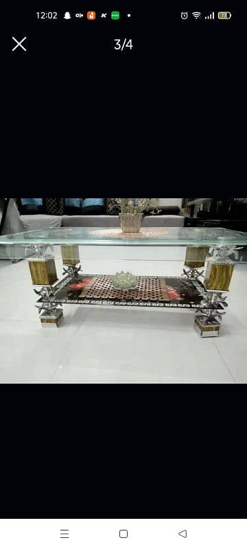 glass center table 0