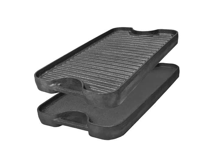 RTRGG13 Reversible Grill Griddle 13 in x 7.5 in, Cast Iron Krucible Ki 0