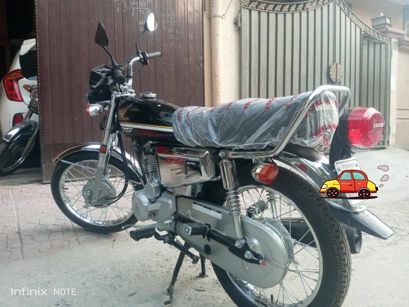 Honda 125 Self Start - Silver Black || Whatsapp 0333-5712525 0