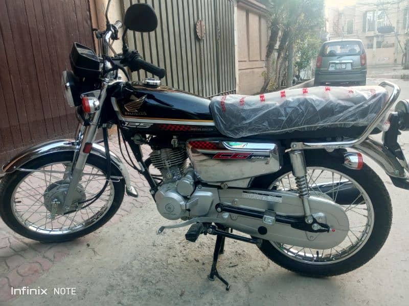 Honda 125 Self Start - Silver Black || Whatsapp 0333-5712525 5