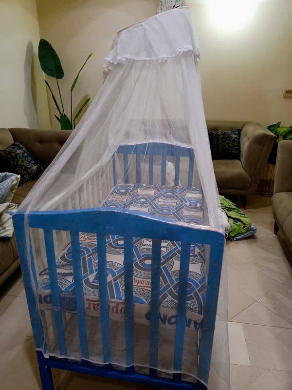 wooden baby cot 12