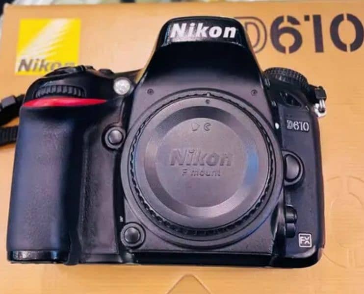 Full Frame Nikon D610 With Box Only Body 1