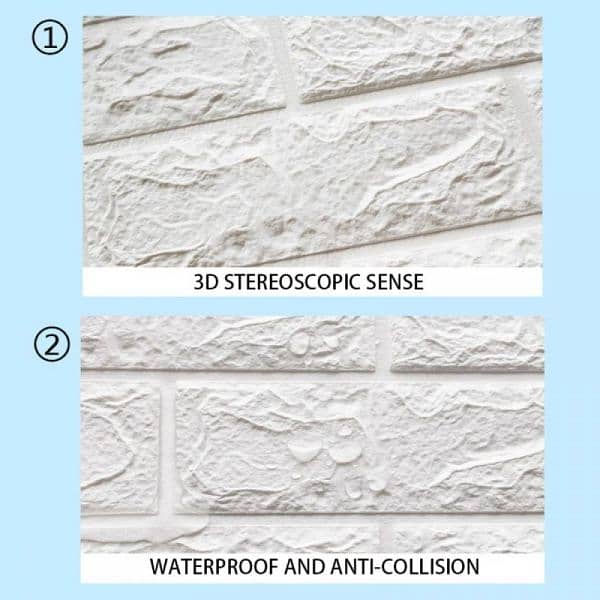 3D Brick Wall Stickers 6