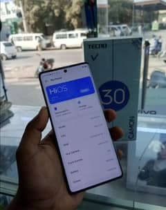 Tecno camon 30s full box brand new mobile abi sale krna h