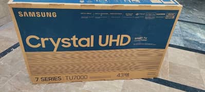 Samsung 43in Crystal UHD 4k Ultra Smart led tv for sale