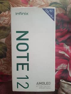 Infinix Note 12 6 128 with box back camera kharab ni krta