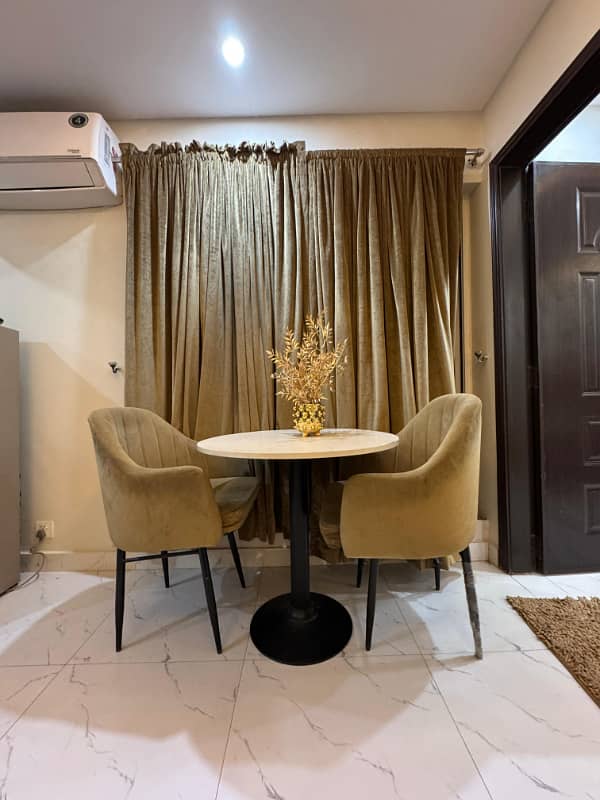 1 Bedroom VIP full furnishe flat for rent per day available in Bahia Town Lahore 8