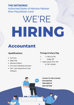 NEED ACCOUNTANT FOR FULL TIME