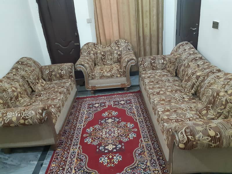 6 Seater Sofa Set with Cushions 0