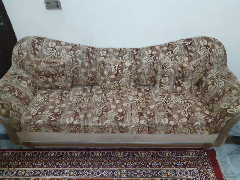 6 Seater Sofa Set with Cushions 1