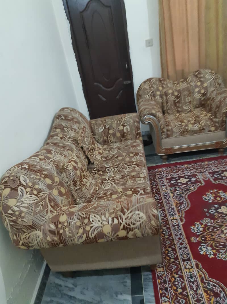 6 Seater Sofa Set with Cushions 2