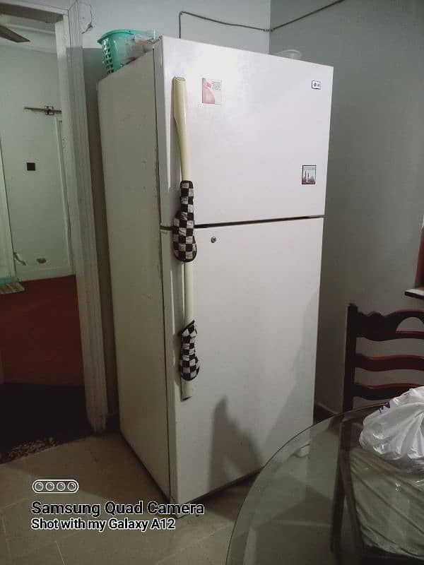 Fridge LG No Frost  20 Cubic ft full Size 0