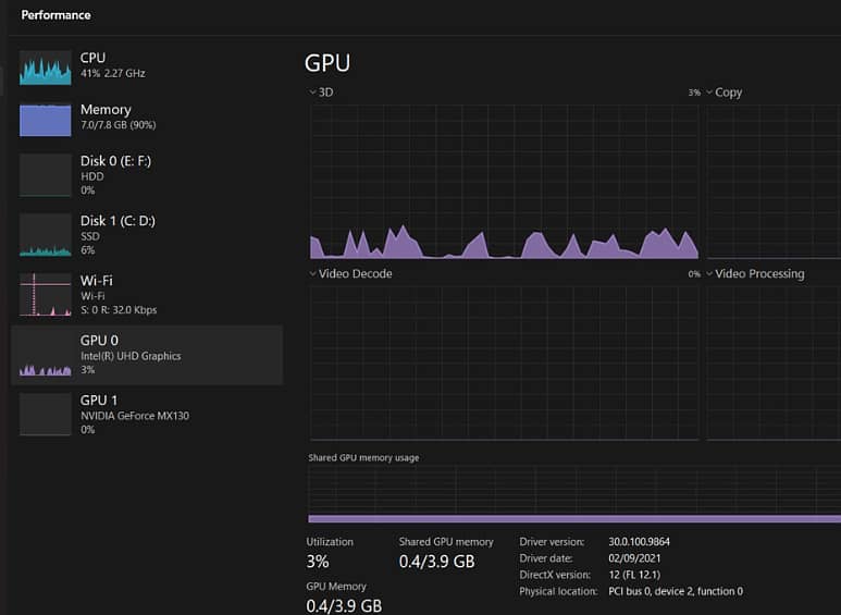 Lenovo Ideapad 3 i5 10th Gen Nvidea MX130 Dedicated GPU - 8GB 512 Nvme 2