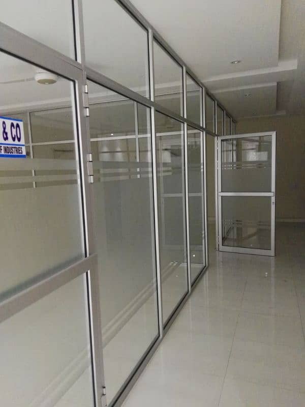 Glass office cabins/ Aluminum office partition/ Office doors 1