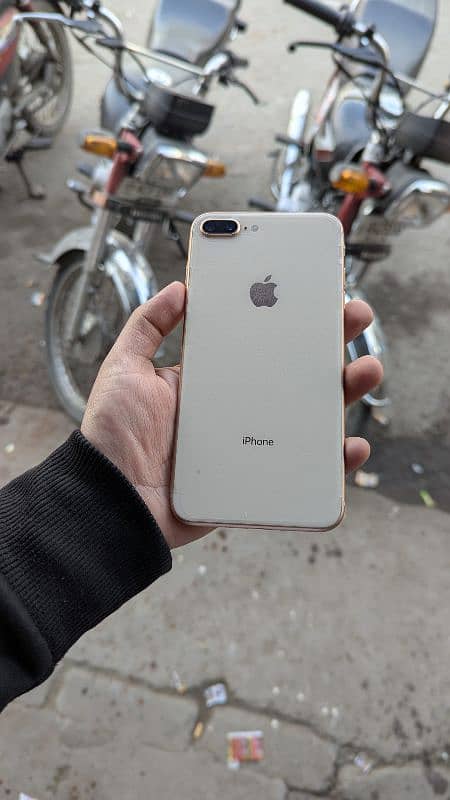 iphone 8 plus PTA approved 64gb with box 0