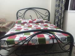 double bed with mattress