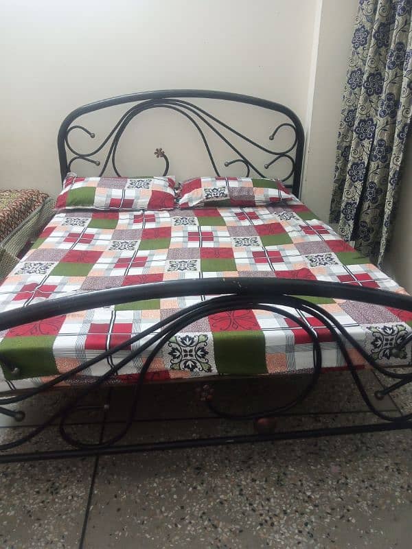 double bed with mattress 2