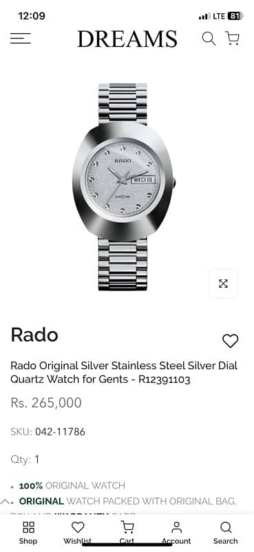 Rado Original 0