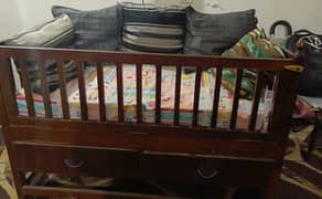 Solid Wood Baby Cot