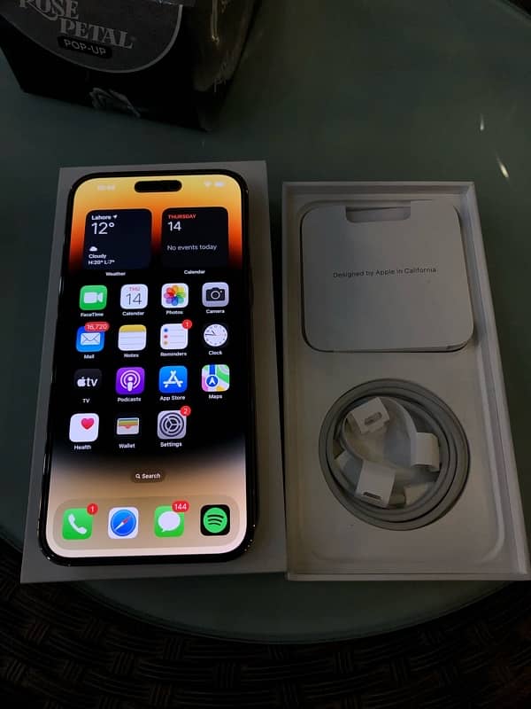 iPhone 14 Pro Max brand new scratchless 8