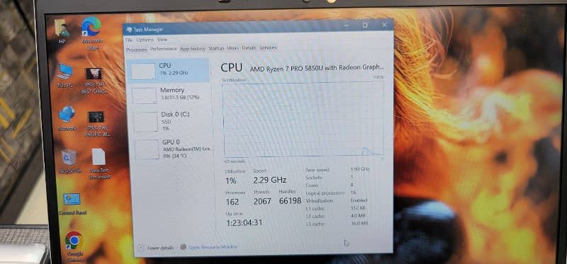 Hp Elitebook 845 G8 Ryzen 7 Pro 5850U 12th Generation With 8 cores 15