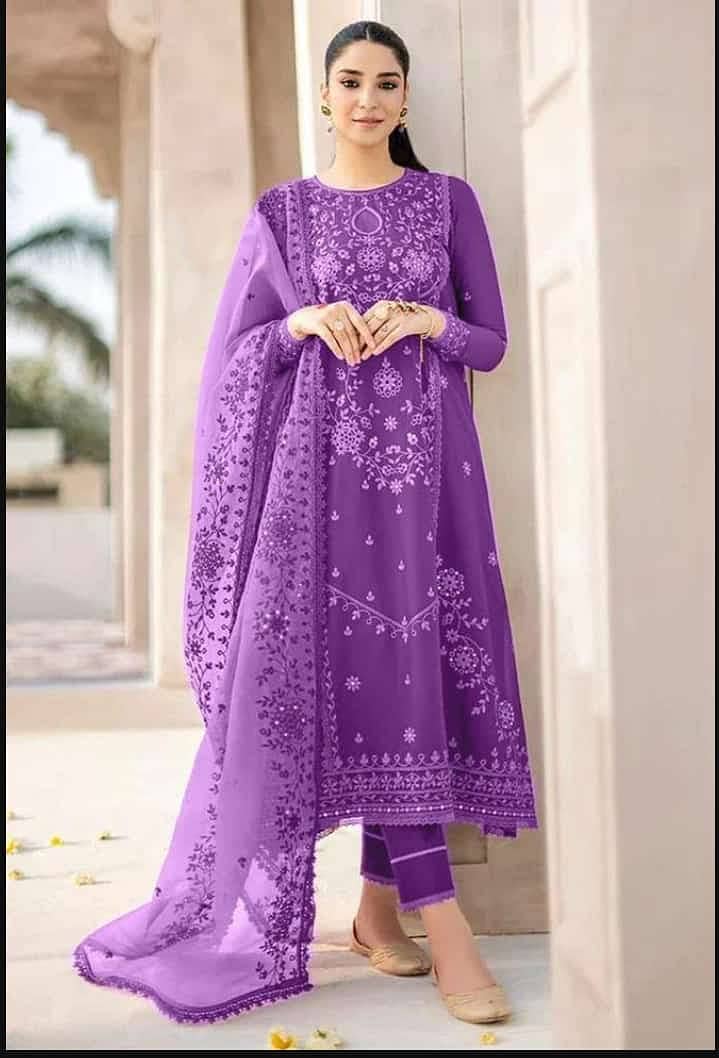 Embroidery Suit / 3pc suit / Ladies formal Collection 3-Piece Suit 7