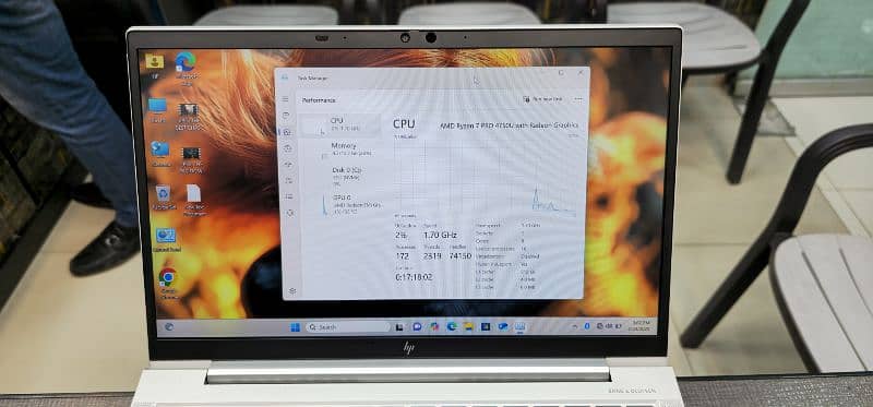 Hp Elitebook 845 G7 Ryzen 7 Pro 4750U 8 cores 11th Generation 15