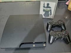 PS 3 with 2 controllers and games