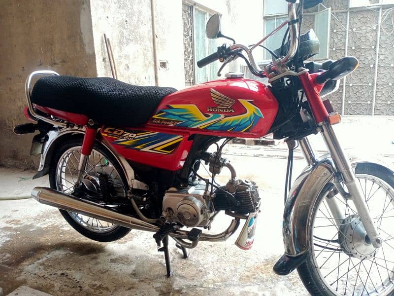 Honda CD 70 lush condition first hand used 5