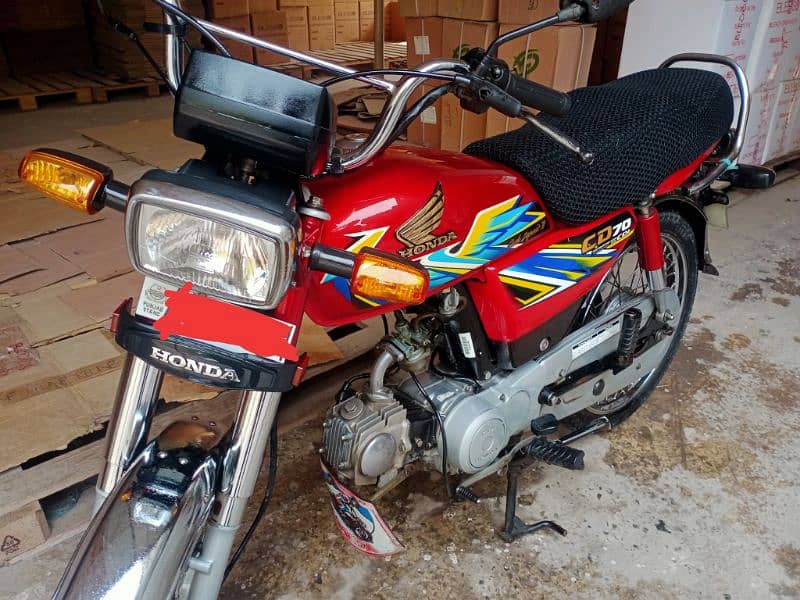 Honda CD 70 lush condition first hand used 6