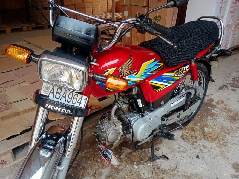 Honda CD 70 lush condition first hand used 7