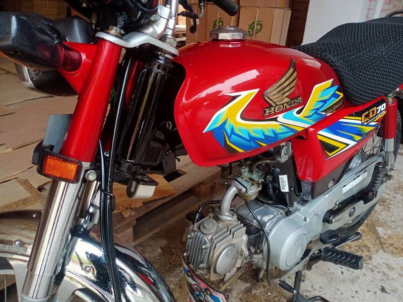 Honda CD 70 lush condition first hand used 8