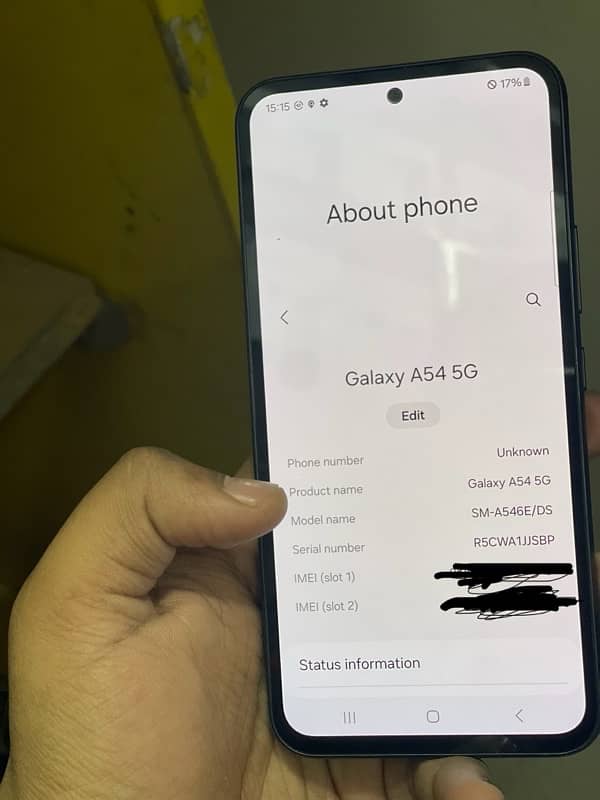 samsung A54 5G full lush candishn 8/256 pta approve 2