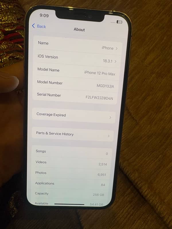 i phone 12 pro max 256gb fc 6