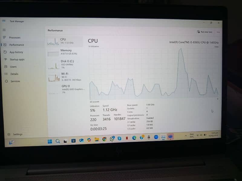 HP EliteBook Core i5 8th Generation 840 G6 - 2 months Used 11